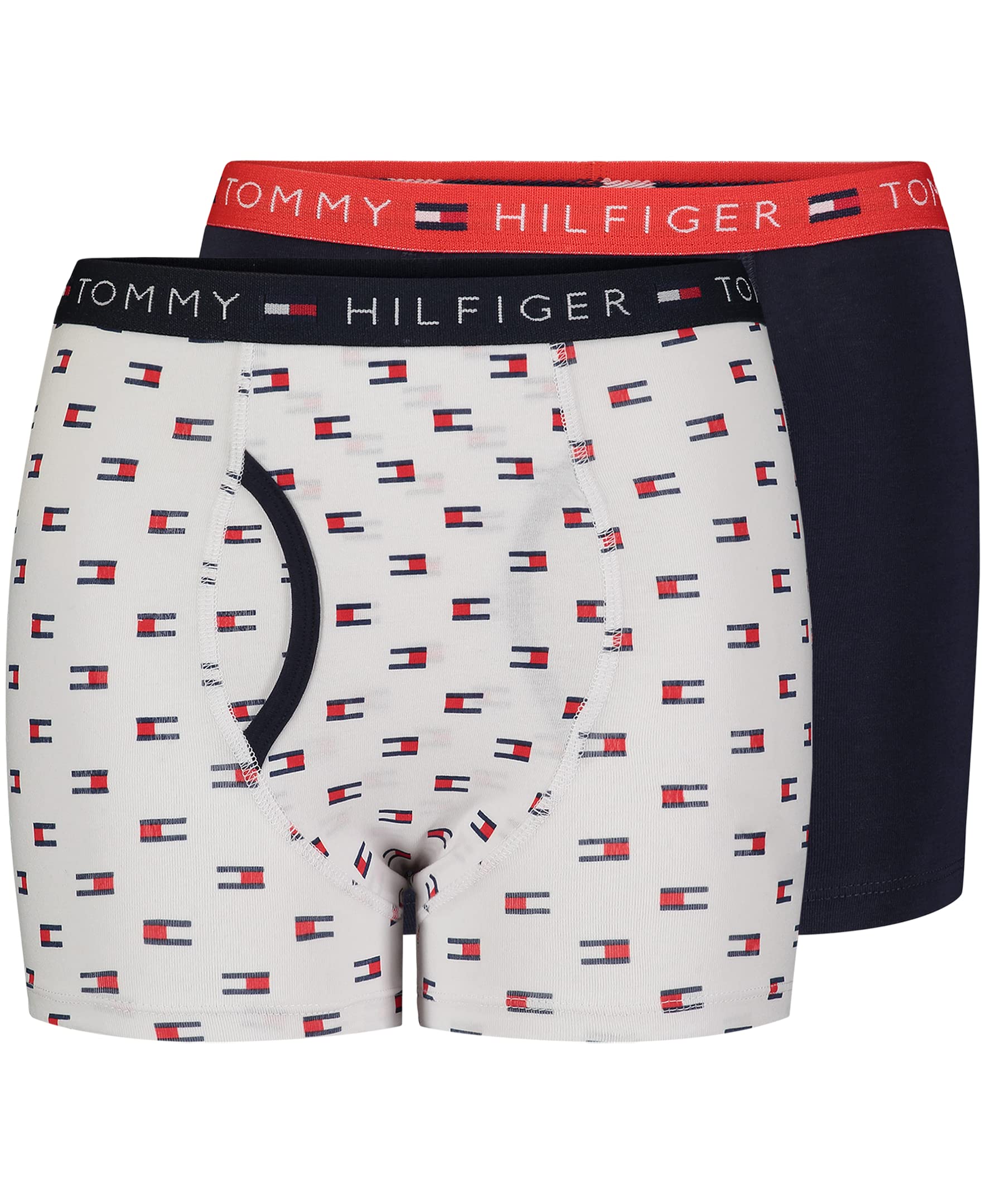 Cueca Boxer Tommy Hilfiger Para Meninos De 12 A 14 Anos, Pacote Com 2