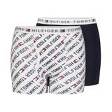 Cueca Boxer Tommy Hilfiger Para Meninos De 8 A 10 Anos, Pacote Com 2