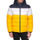 Jaqueta Masculina Tommy Hilfiger Com Capuz Midnight/ice/yellow