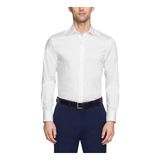 Camisa Social Tommy Hilfiger Slim Fit Stretch Twill White