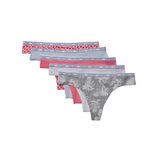 Calcinhas Tanga Tommy Hilfiger Classic De Algodão, Pacote Com 5 Unidades Femininas