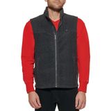 Colete Masculino De Lã Polar Tommy Hilfiger, Carvão, 3 X De Altura