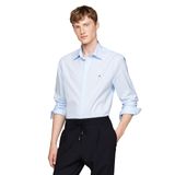 Camisa Tommy Hilfiger Flex Poplin Regular De Manga Comprida Masculina