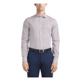 Camisa Social Tommy Hilfiger Slim Fit Stretch Twill Masculina Azul