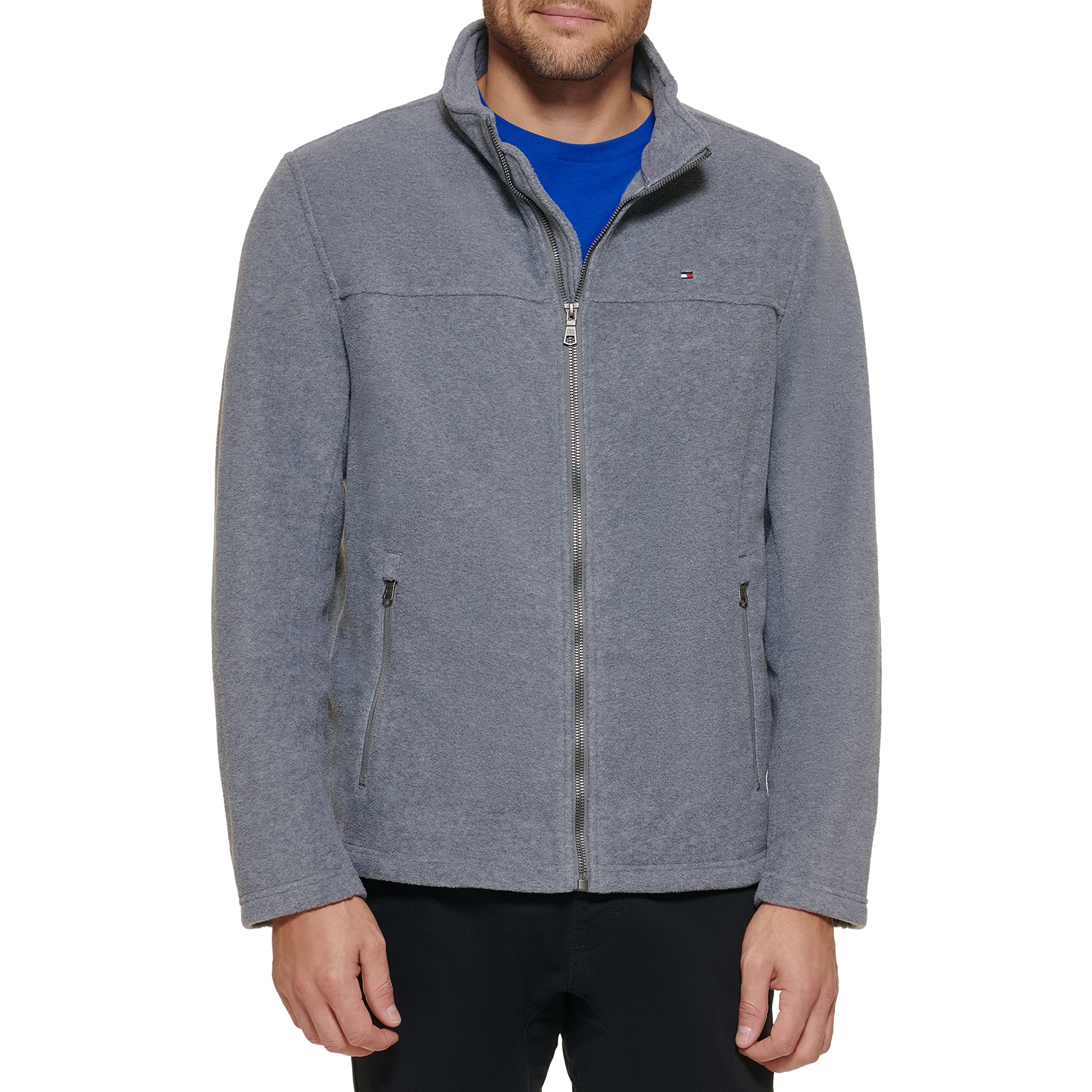 Blusão Tommy Hilfiger Classic Zip Front Polar Fleece Masculino