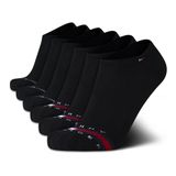 Meias Esportivas Tommy Hilfiger, Almofada No Show Ankle, Pacote Com 6