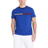 Camiseta Tommy Hilfiger Masculina De Manga Curta Com Logotipo De Gola Redonda