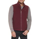 Colete Masculino De Lã Polar Tommy Hilfiger, Cor De Vinho, Tamanho P