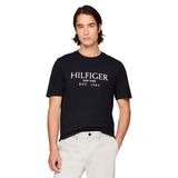 Camiseta Tommy Hilfiger Com Logotipo Big Hilfiger Masculina 100% Algodão