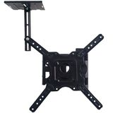 Suporte Articulado Para Tv 32 A 55 De Parede Com Bandeja Para Dvd Blue-ray