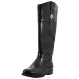 Bota Feminina Tommy Hilfiger Shano Preta De Couro Sintético