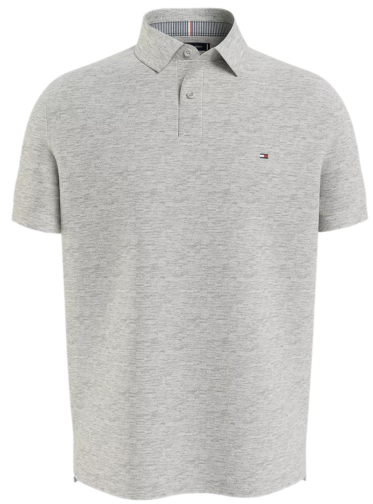 Camisa Polo Tommy Hilfiger Regular Fit Para Homens Litegrey