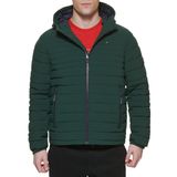 Jaqueta Tommy Hilfiger Stretch Poly Com Capuz, Embalável, Masculina, Verde