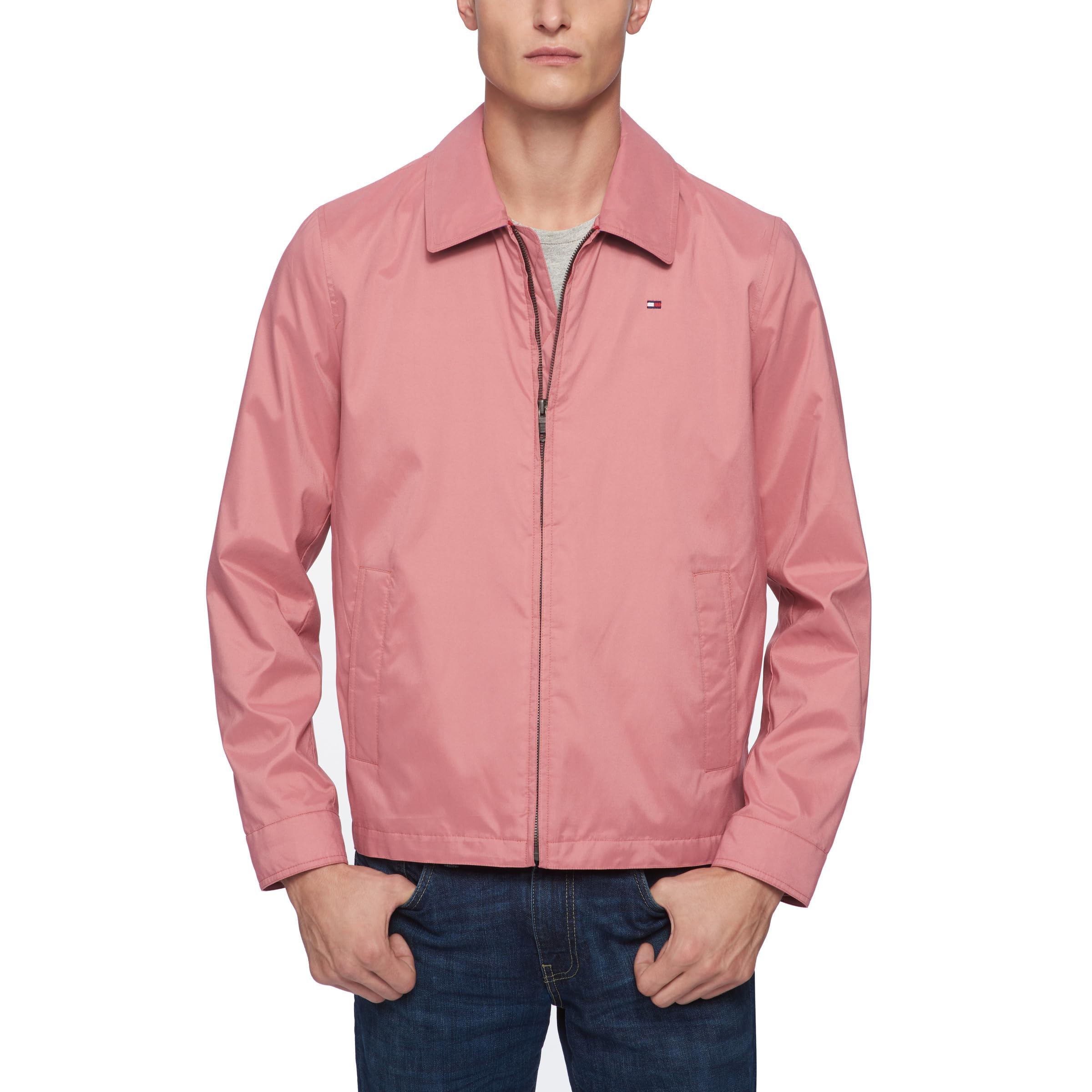 Blusão Tommy Hilfiger Lightweight Microtwill Golf Red Xs Masculino