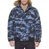 Jaqueta Masculina Tommy Hilfiger Em Tecido Ártico Acolchoado Com Snorkel