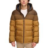 Blusão Tommy Hilfiger Masculina Com Capuz Marrom Tamanho L