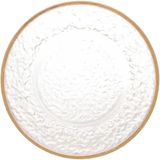 Prato Raso De Sobremesa 20 Cm Dourado N2447165 - Quanhe