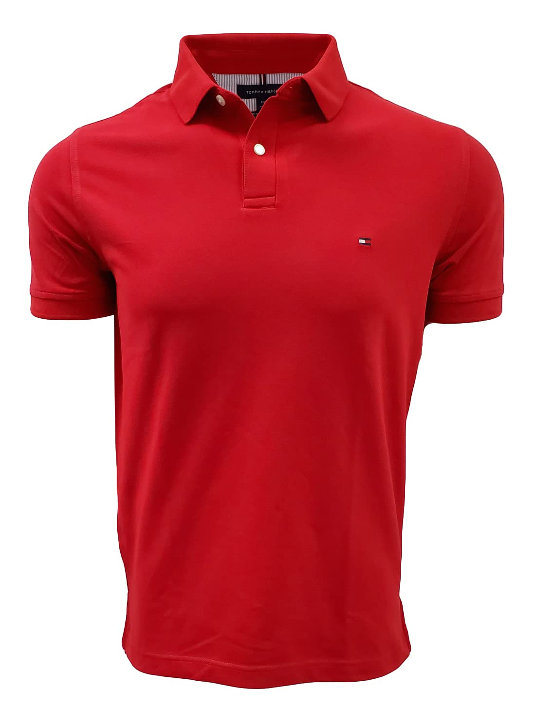 Camisa Polo Tommy Hilfiger Regular Fit Stretch Para Homens