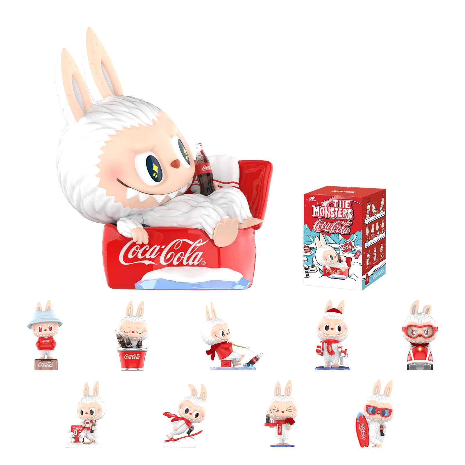 Blind Box Figures Pop Mart A Série Monsters Coca-cola - Carrefour