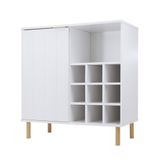 Aparador Bar Adega Ditália 2 Portas R-633 Branco