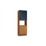 Paneleiro De Cozinha Ciela R629 C-1 Forno E 4 Portas 70x220cm Canela-azul Profundo - Kappesberg