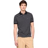 Camisa Polo Tommy Hilfiger De Algodão Líquido De Ajuste Regular Para Homens