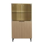 Cristaleira Ditália 4 Portas E-964 Cor Riviera