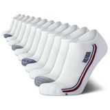 Meias Esportivas Tommy Hilfiger, Almofada No Show, Pacote Com 12 Unidades Masculinas