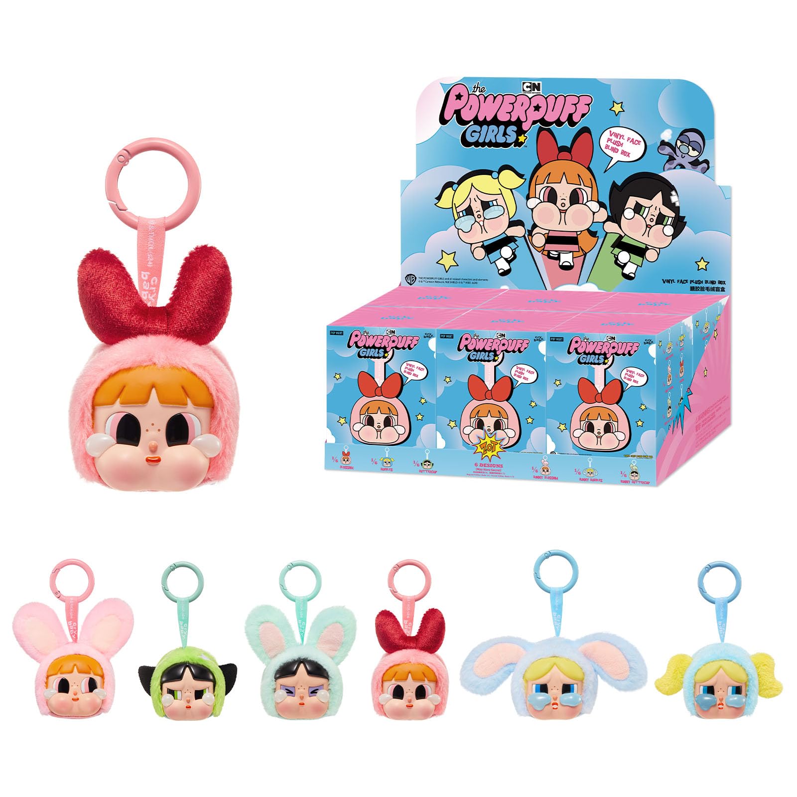 Blind Box Figures Pop Mart Crybaby × Powerpuff Girls - Carrefour