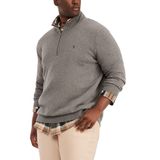 Suéter Masculino Tommy Hilfiger, Grande E Alto, De Manga Comprida, Cinza, Gg