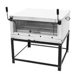 Forno A Gás De Lastro Industrial Roma Inox Firi90 Porta Guilhotina Venâncio