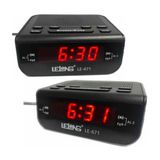 Rádio Relógio Lelog 671: Despertador Digital Conexão Usb