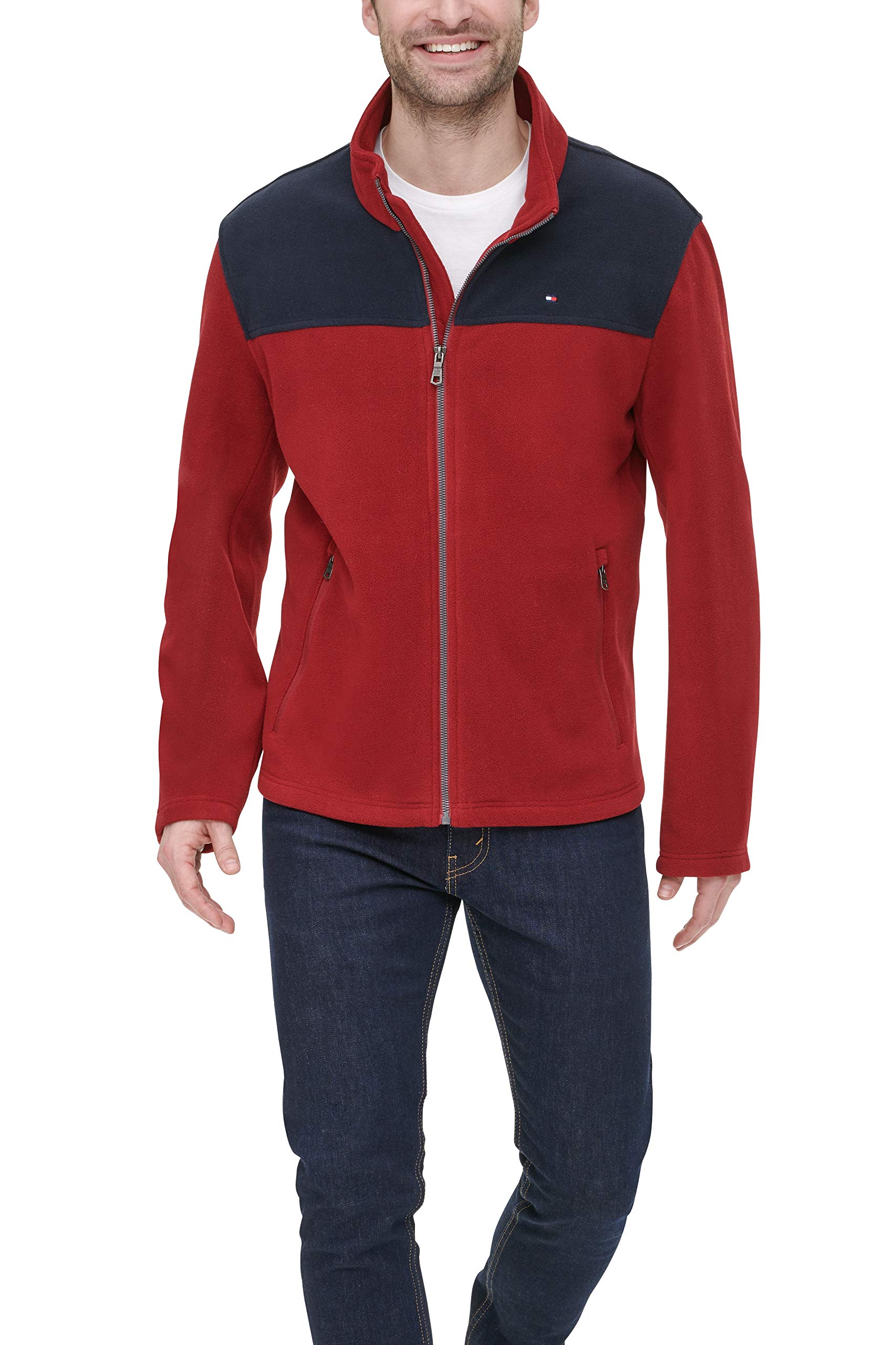 Jaqueta Tommy Hilfiger Classic Com Zíper Frontal Polar