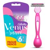 Aparelho Descartável Para Depilar Suave Venus Gillette 6 Unidades