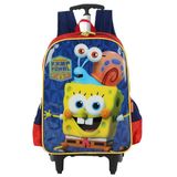 Mochila Bob Esponja Escolar De Rodinhas Kamp Koral Infantil