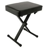 Banco De Teclado Yamaha Pkbb1 Ajustável Acolchoado, Estilo X, Preto