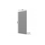Multiuso De Cozinha Painel De Edição P- Fechamento Americana 240x100x2,5cm Branco - Henn