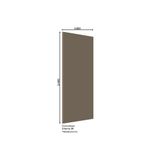 Multiuso De Cozinha Painel De Edição P- Fechamento Connect 240x100x2,5cm Off White - Henn