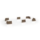 Multiuso De Cozinha Kit 6 Pés Pvc B111 Nature - Kappesberg