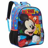 Mochila Escolar Mickey Disney Mouse Costas Tam M Infantil