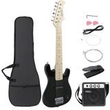 Guitarra Elétrica Zeny Kids De 30 Polegadas Com Amplificador De 5 W, Bolsa De Shows E Muito Mais