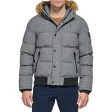 Jaqueta Masculina Tommy Hilfiger Em Tecido Ártico Acolchoado Com Snorkel