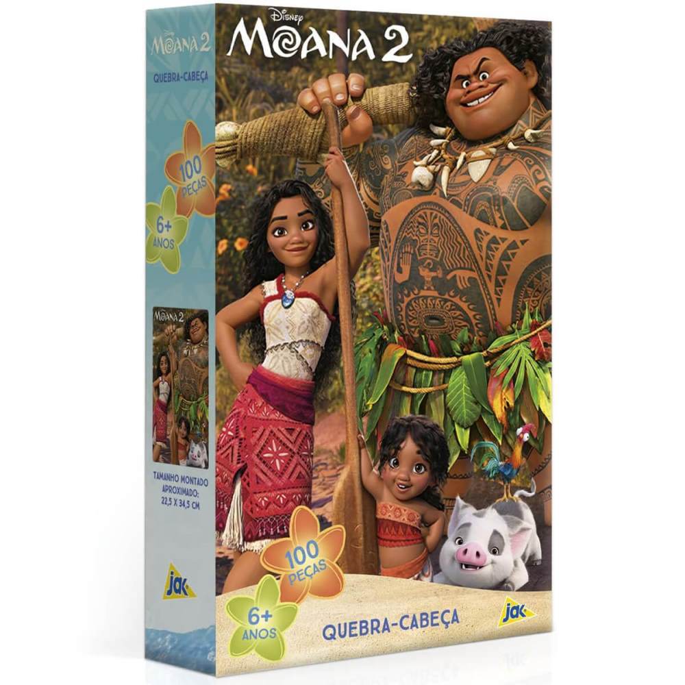 Quebra Cabeca Moana 2 100 Pecas Toyster