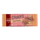 Cookies Sabor Chocolate Gotas Chocolate Sem Glúten 60g Vitao