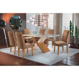 Mesa Imperatriz 180 6cad Luna Imbuia Ow Chocolate