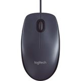 Mouse Optico Usb Preto Logitech M90