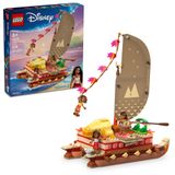 Conjunto De Brinquedos De Construção Lego Disney Moana&#39;s Adventure Canoe 6+