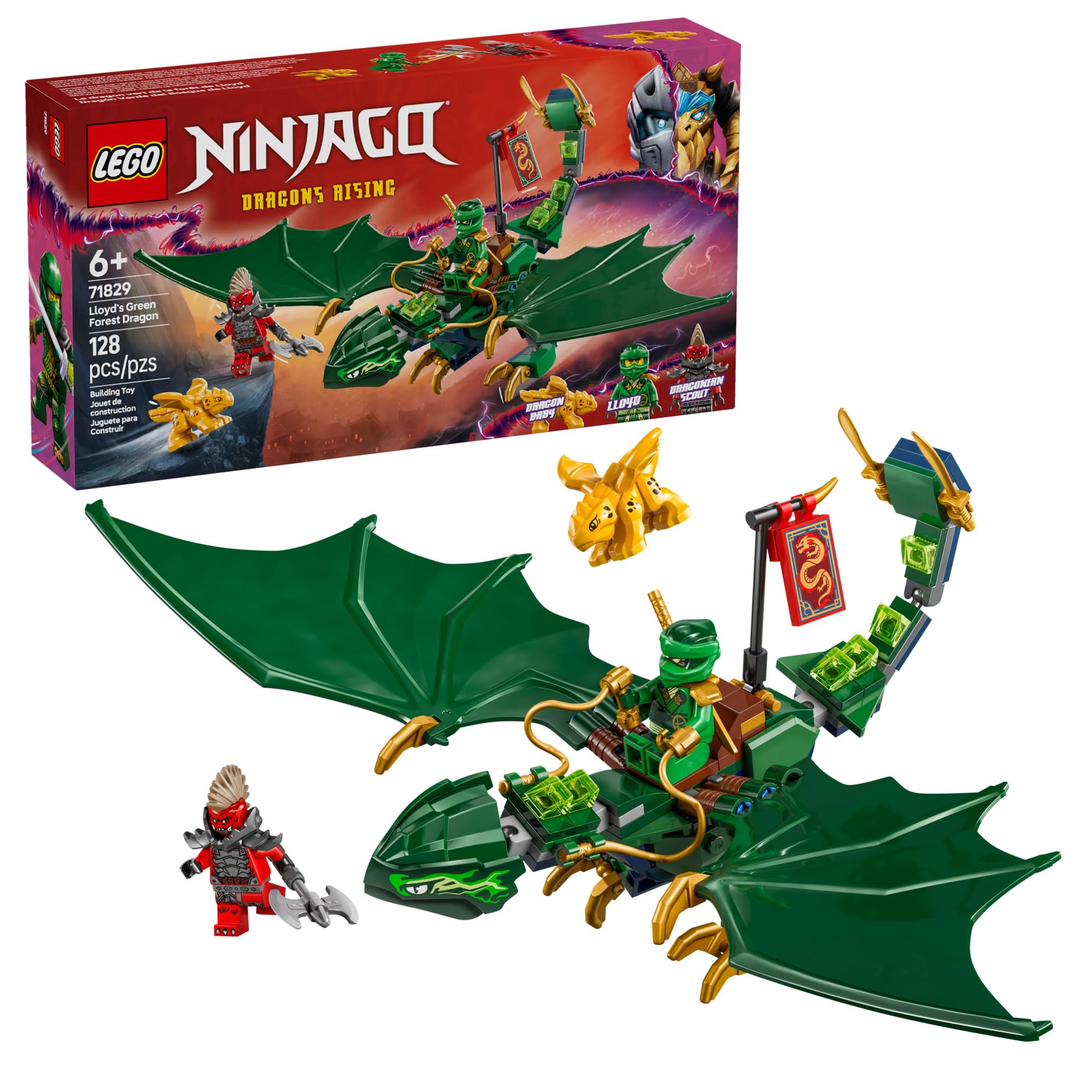 Brinquedo De Construção Lego Ninjago Lloyd's Green Forest