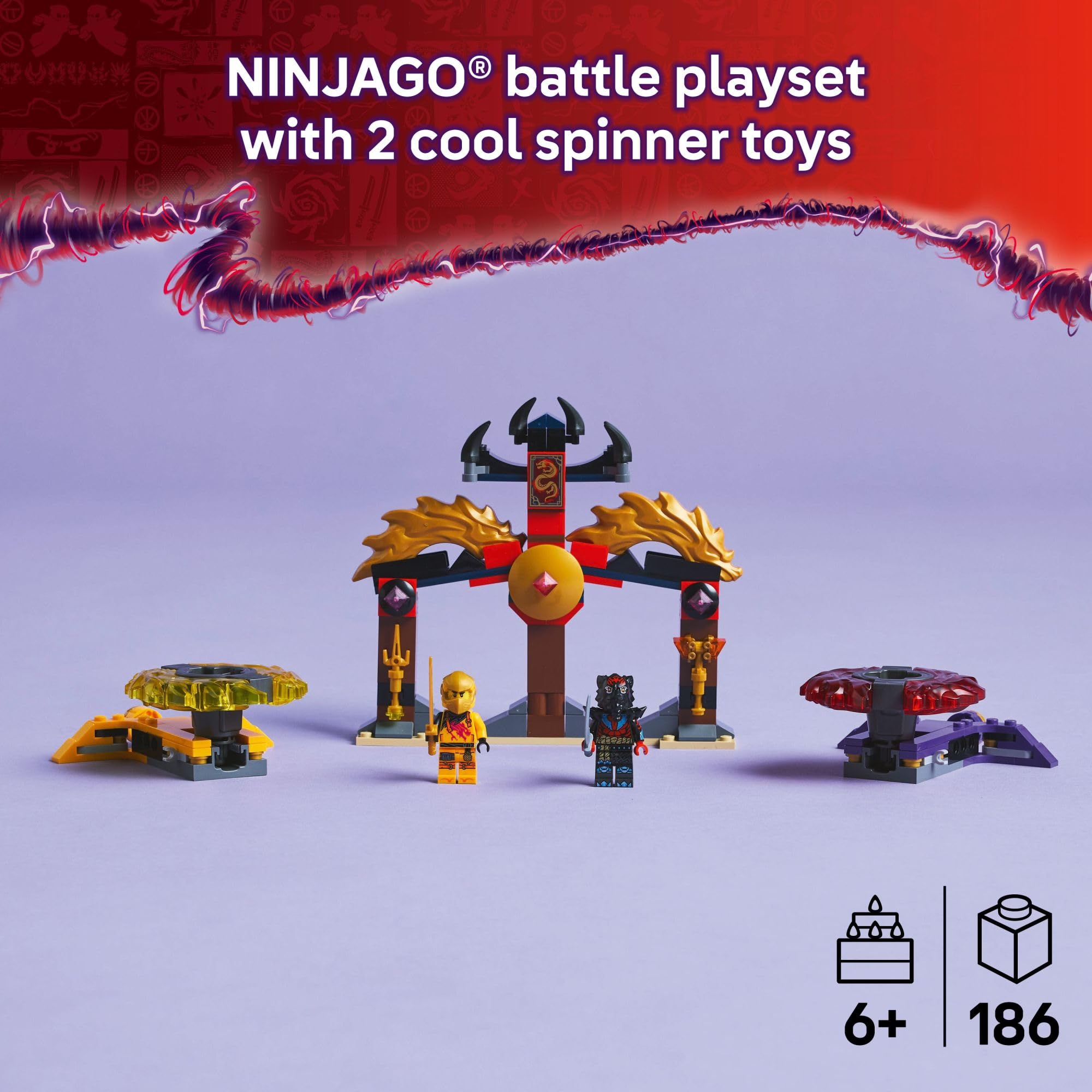 Brinquedo De Construção Lego Ninjago Dragon Spinjitzu Battle Pack