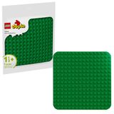 Placa De Construção Lego Duplo Verde 25cm Quadrada 10460